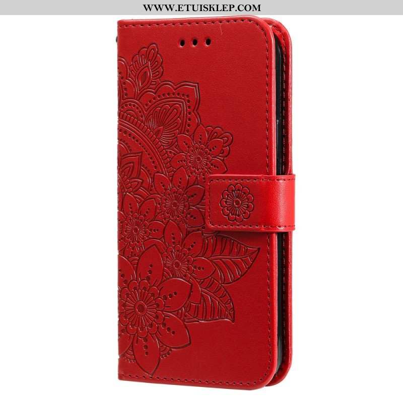 Etui Folio do Poco X4 Pro 5G z Łańcuch Paskowata Mandala